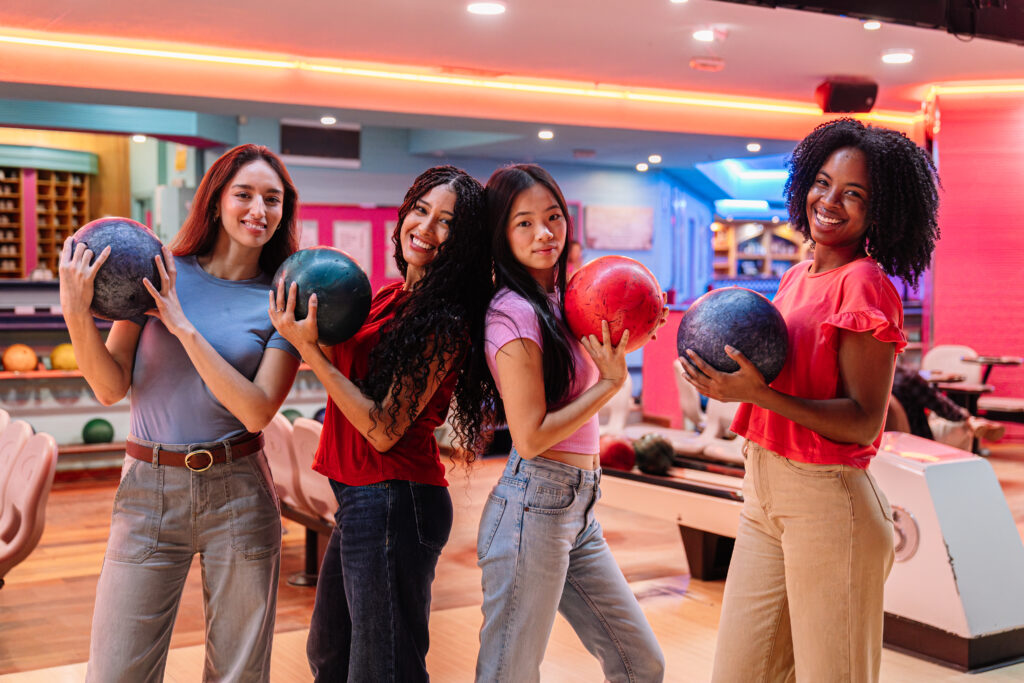 Girl's bowling party
