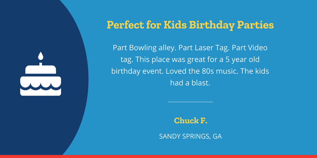 Perfect for Kids Birthday Parties Testimonial